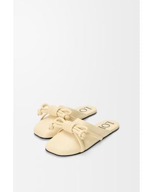 Loewe Flamenco Knot Mule - Natural