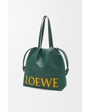 Loewe Flamenco Logo Tote - Green