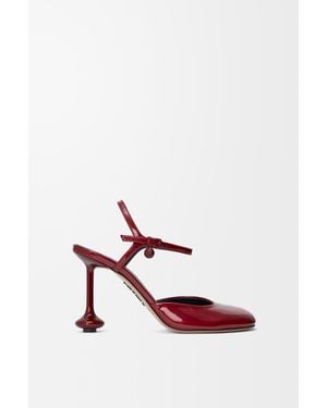 Loewe Toy Ankle Strap Pump - White