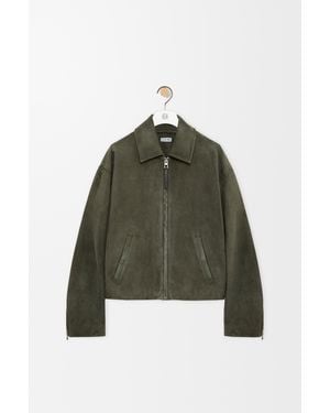 Loewe Zip-Up Jacket - Green