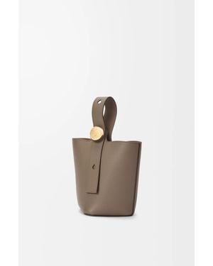 Loewe "Pebble" Bucket Bag Mini - White