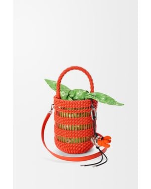 Loewe Weaved Bucket - White