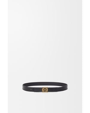 Loewe Anagram Reversible Leather Belt - White