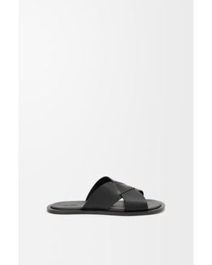 Loewe Flex Criss-Cross Slide - Black