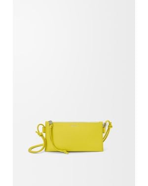 Loewe Pouch Joya En Piel Napa De Cuero Mujer - Amarillo