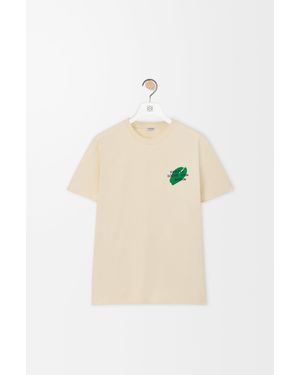Loewe Camiseta De Corte Holgado En Algodónsize Hombre - Neutro