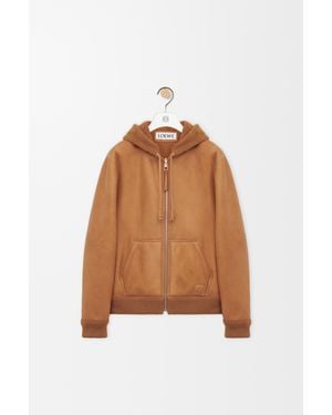Loewe Hooded Jacket - Brown