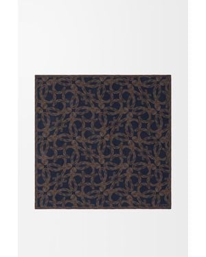 Loewe Pañuelo En Seda Mujer - Negro