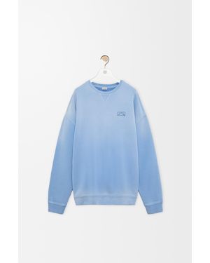 Loewe Sudadera En Algodónsize Hombre - Azul