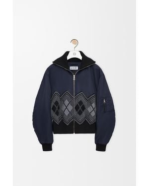 Loewe Bomber Jacket - Blue