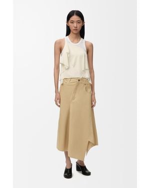 Loewe Asymmetric Skirt - Natural