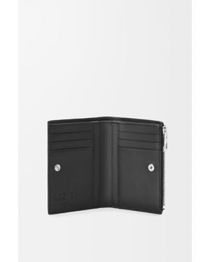 Loewe Flag Slim Compact Wallet - Black