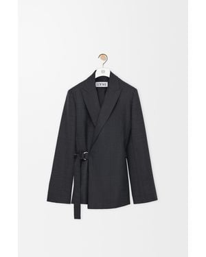 Loewe Draped Jacket - Black