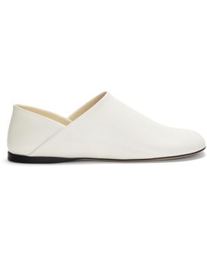 Loewe Toy Slipper In Goatskin - White