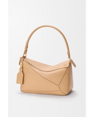 Loewe Medium Puzzle Featherlight Bag - Natural
