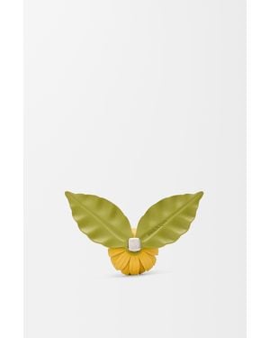 Loewe Flower Pin - Yellow