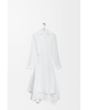 Loewe Draped Dress - White