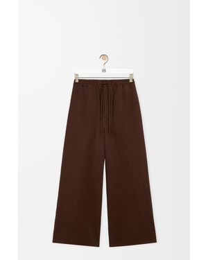 Loewe Drawstring Trousers - Brown