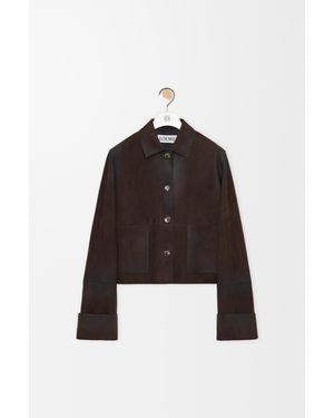 Loewe Turn-Up Jacket - Brown