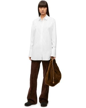 Loewe Puzzle Fold Canvas Shirt - White