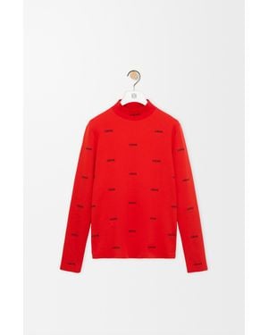 Loewe Top En Mezcla De Viscosa Mujer - Rojo