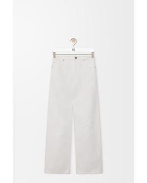Loewe Anagram Baggy Jeans - Natural