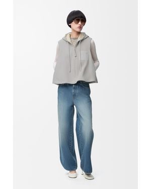 Loewe Hooded Vest - Blue
