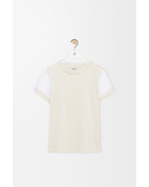 Loewe Stretch-Cotton Anagram T-Shirt - White
