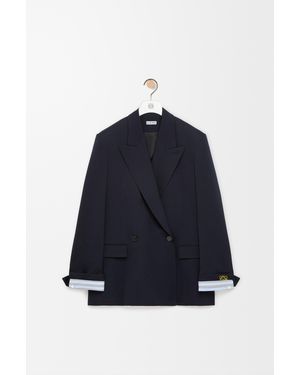 Loewe Double-Breasted Jacket - Blue