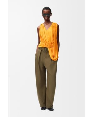 Loewe Draped Top - Metallic