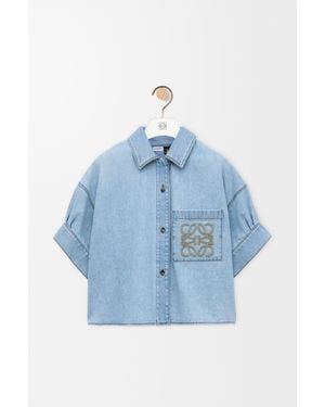 Loewe Short Sleeve Shirt - Blue