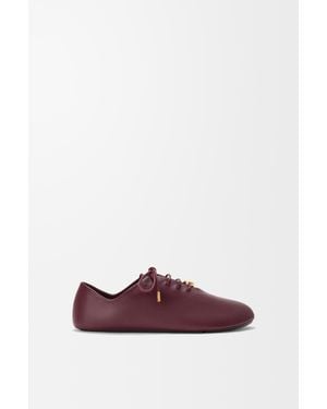 Loewe Pebble Soft Lace-Up - Purple