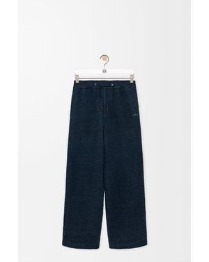 Loewe Pantalón Con Cordón En Denimsize Hombre - Azul