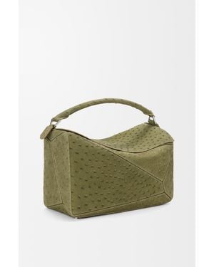 Loewe Large Puzzle Bag - Green