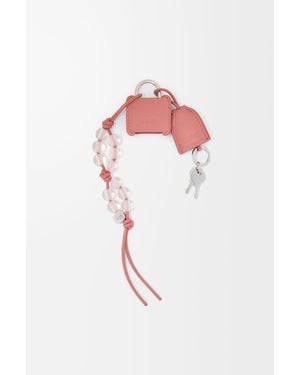 Loewe Amazona Padlock Charm For - Pink