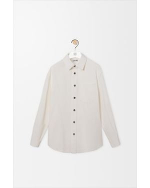 Loewe Anagram Overshirt - White