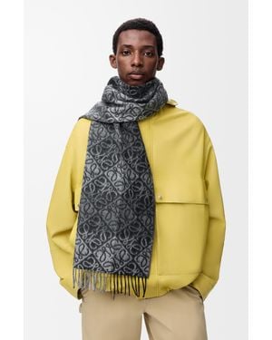 Loewe Anagram Scarf - Blue
