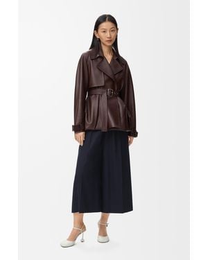Loewe Cropped Belted Pants - Blue
