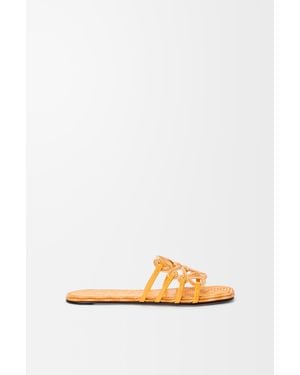 Loewe Petal Anagram Slide - Blue