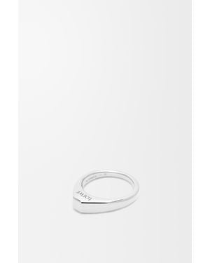 Loewe Stirrup Ring In Sterling Silver - White