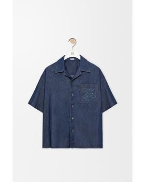 Loewe Short Sleeve Shirt - Blue