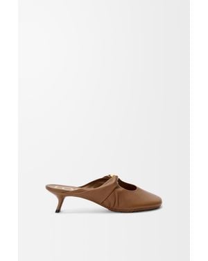 Loewe Pebble Soft Mule - Black