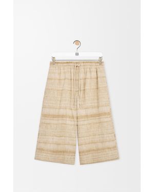 Loewe Drawstring Shorts - Natural