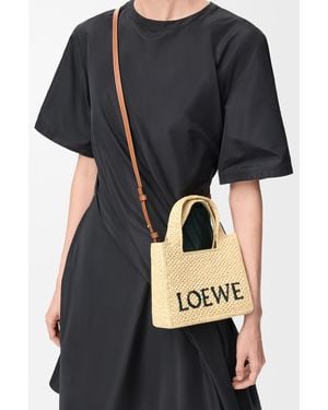Loewe Mini Font Tote - Black