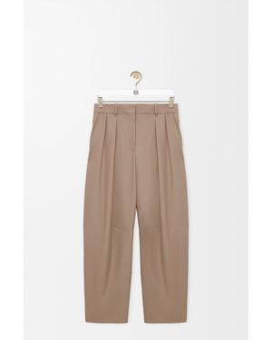 Loewe Barrel Trousers - Natural
