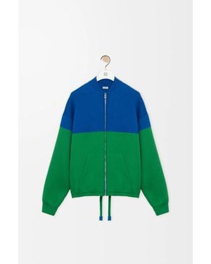 Loewe Zip-Up Cardigan - Green