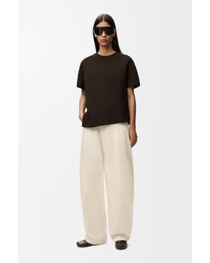 Loewe Asymmetric T-Shirt - Black