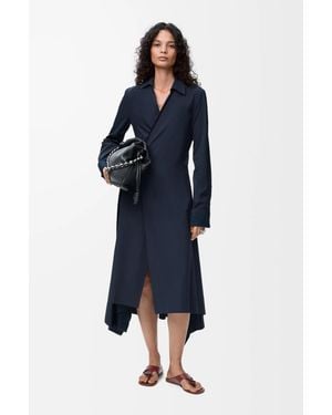 Loewe Draped Dress - Blue