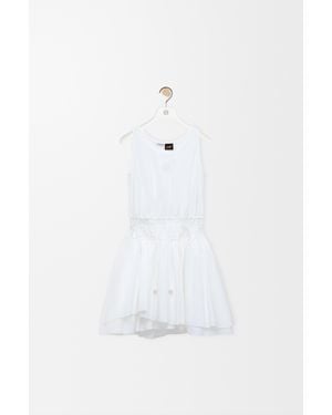 Loewe Vestido En Algodón Mujer - Blanco