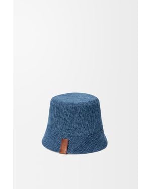 Loewe Gorro De Pescador Reversible En Denimsize Hombre - Azul